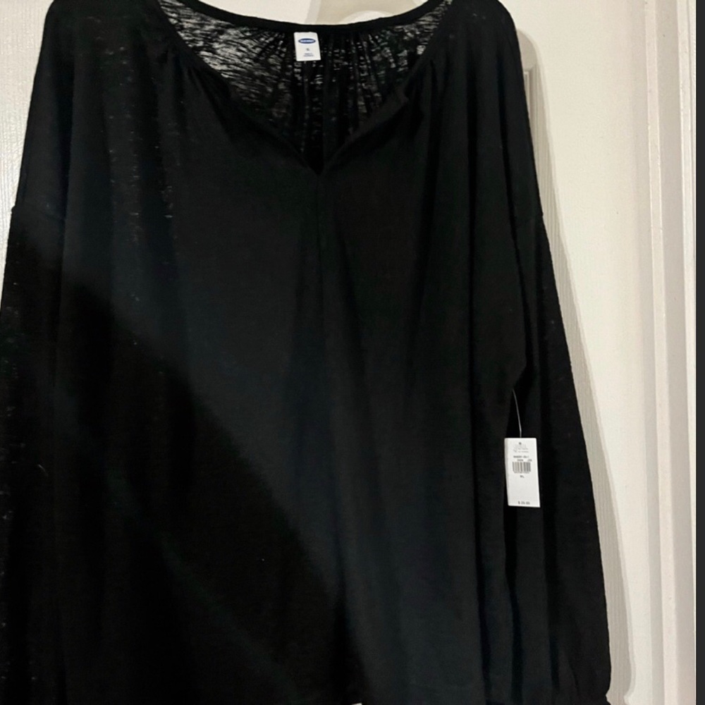 Black long sleeve shirt